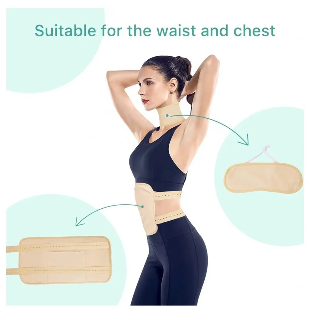 Castor Oil Beige Wrap set of 2 piece